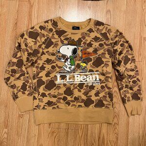 Todd Snyder x LL Bean Snoopy Crewneck Sweatshirt